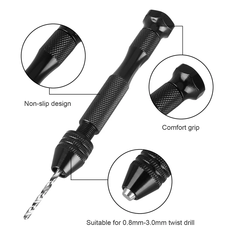ea02f39e158fe33c3b8b8a26ecdbc8e6330cfcbaa9af6e051f123d9f8cfd4904 PURELY- 31Pcs Mini Micro Hand Drill Bits Set Small Manual Keyless Chuck Pin Vise Rotary
