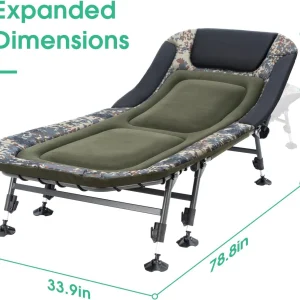 Heavy Duty Folding Bed with Soft Padded Cushion