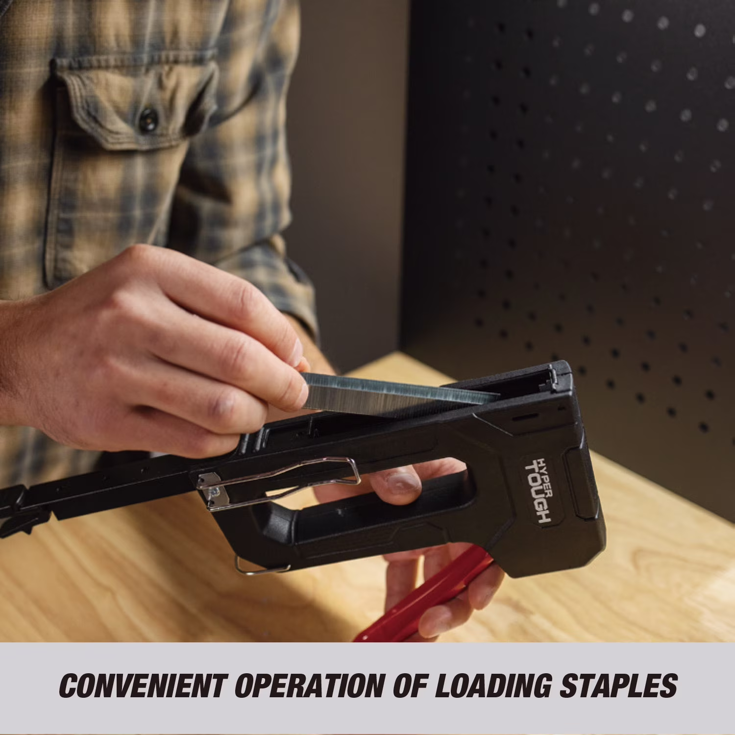 ec545e42b5708058be3b2f9530c1f5dd280190ba5acd5934eaa1a602c0ffda4e Hyper Tough Staple Gun for Heavy & Light Duty Staples