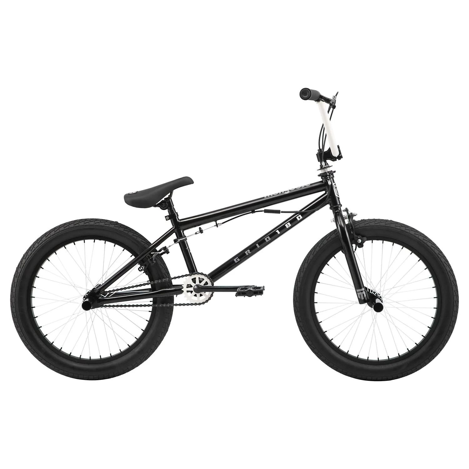 ed3850fd3abc1db86e0e14371e67b66d5bcdfd5cf220a616d7eef4f7b93e58dc Mongoose Mongoose Grid 180 BMX Freestyle Bike, 20-Inch Wheels, Single Speed, Black(Default Title)