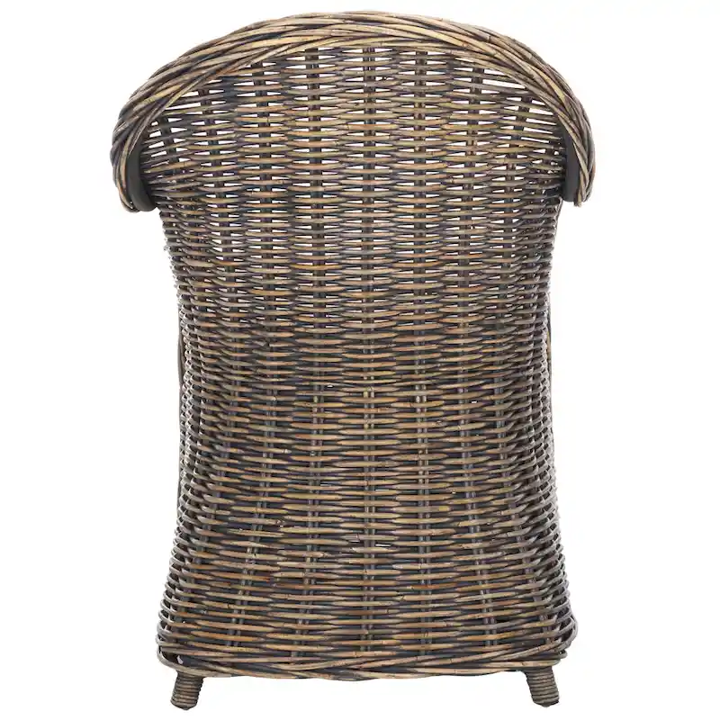 edeaa929a80ec2217e7bd90b1d313fa8638576eb40d4a28db1e35308a2ec1e01 SAFAVIEH Sinja Yellow Rattan Club Chair - 24 x 26 x 35 - 24Wx26Dx35H(Yellow)