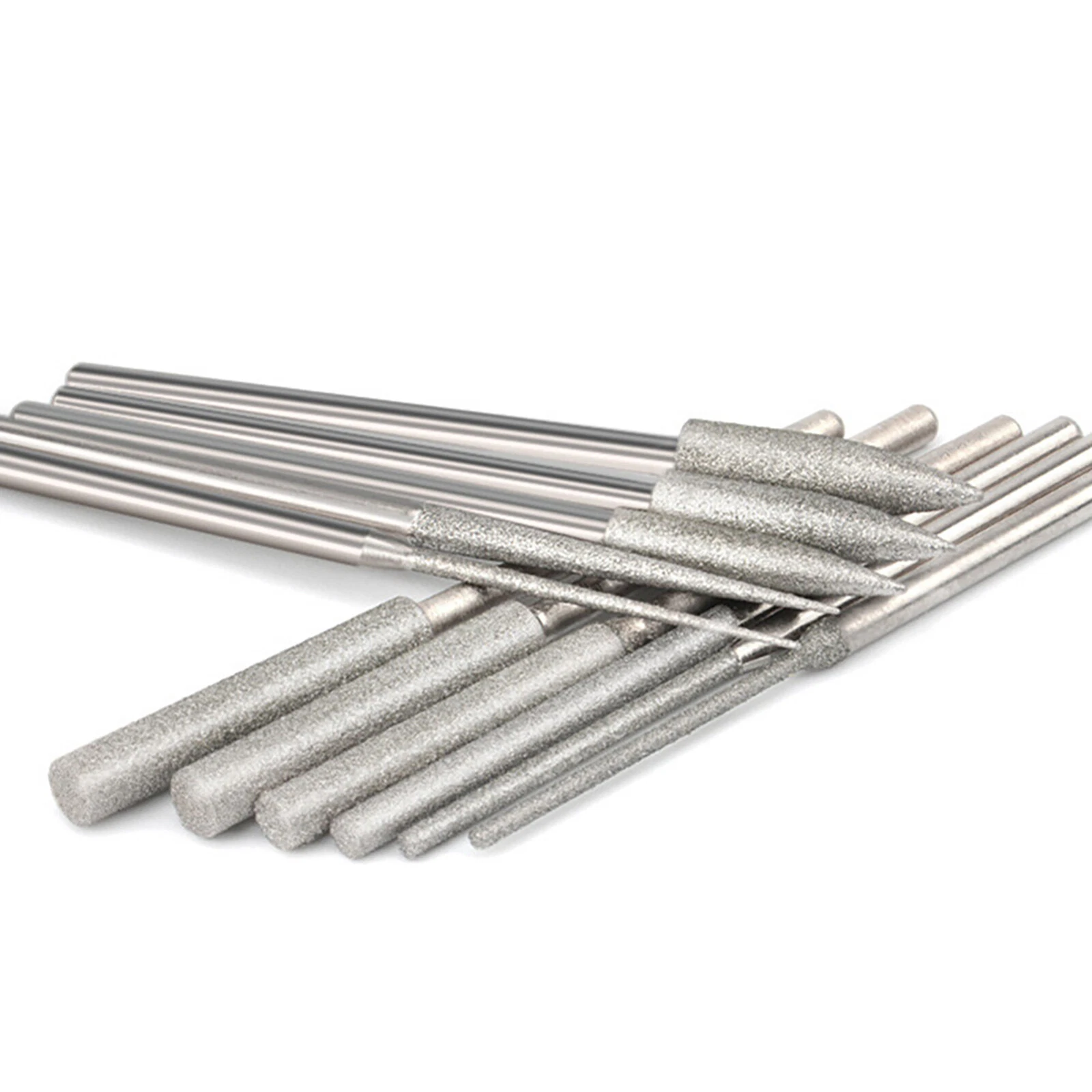 eea6b77af3303bf4728c0599819f8a20b6b09e8d86ecce04c16ce92649417dcf 11Pcs 1/8" Carbide Steel Diamond Burr Bits Grinding Rotary Tools Accessories