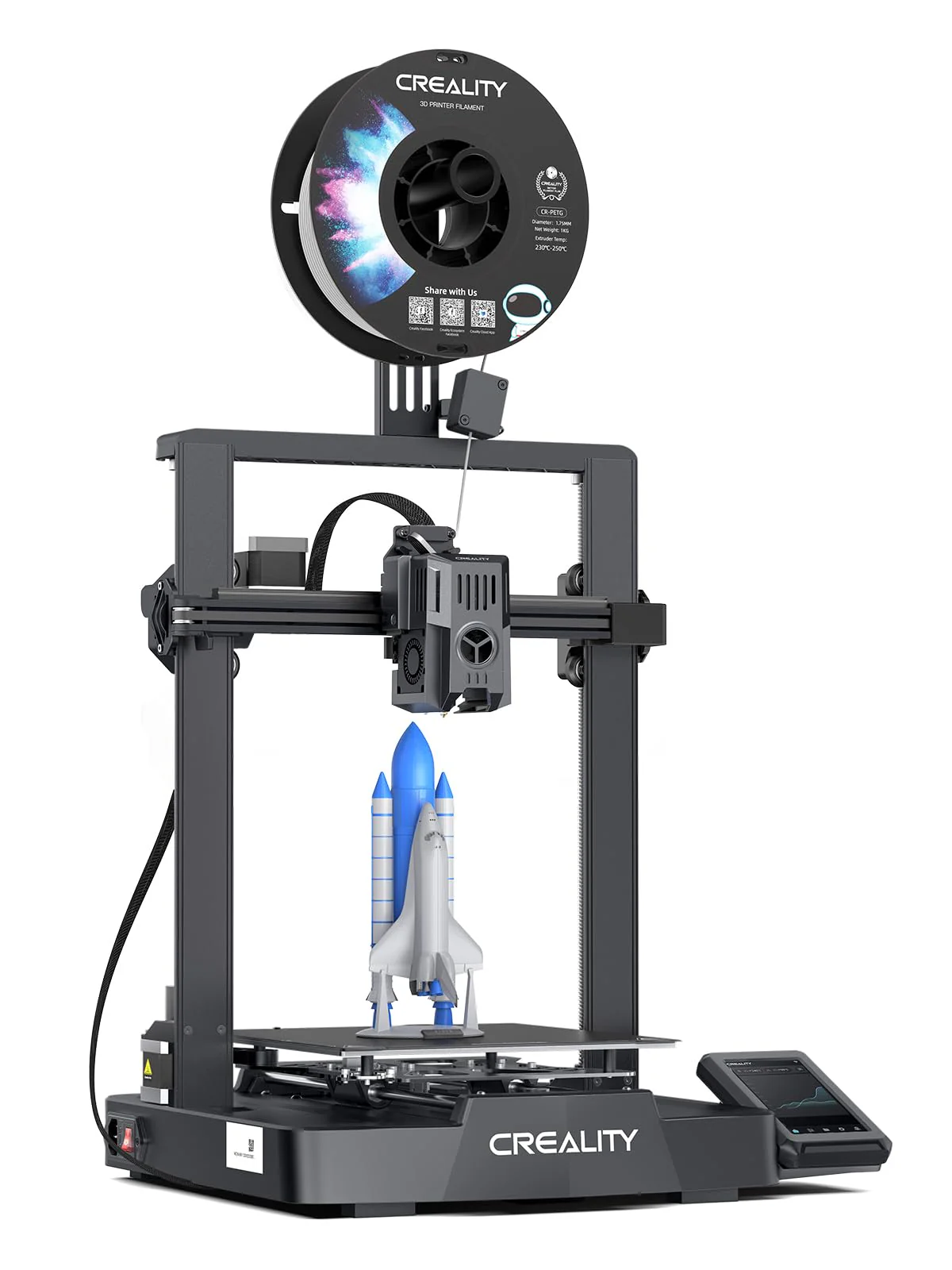 eef740aebea454e4c00e575a879b6b1e848797b5cd779ffd801ad13fbab863ee Creality Ender-3 V3 KE 3D Printer 500 mm/s High-Speed(Default/ONESIZE)