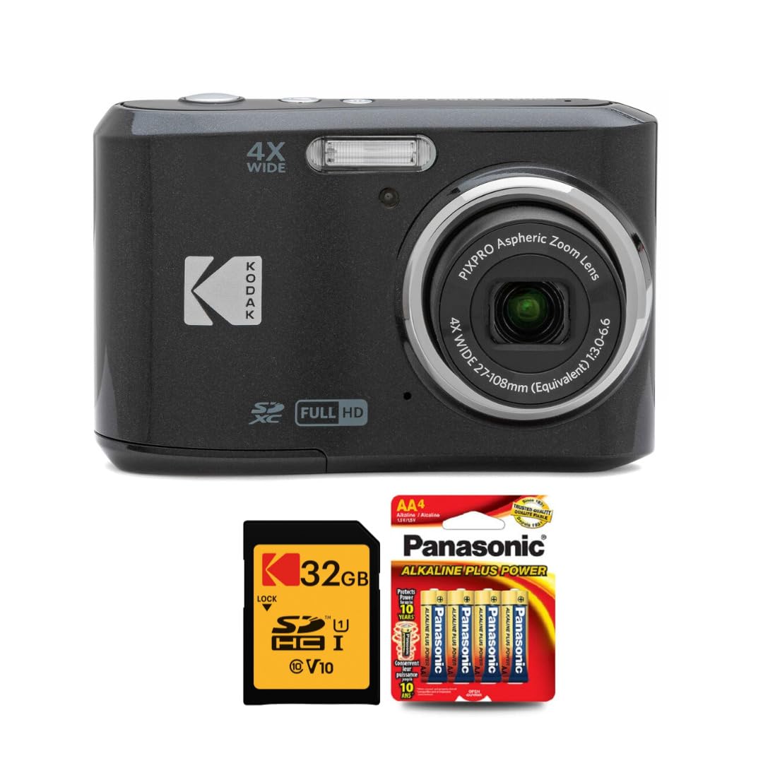 f23c820b0714c0e32d3d660f0e7fa1929d66451600b43d4e9350c71a63c94070 PIXPRO FZ45 Digital Camera (Black) Bundle with 32GB Memory Card(Black)