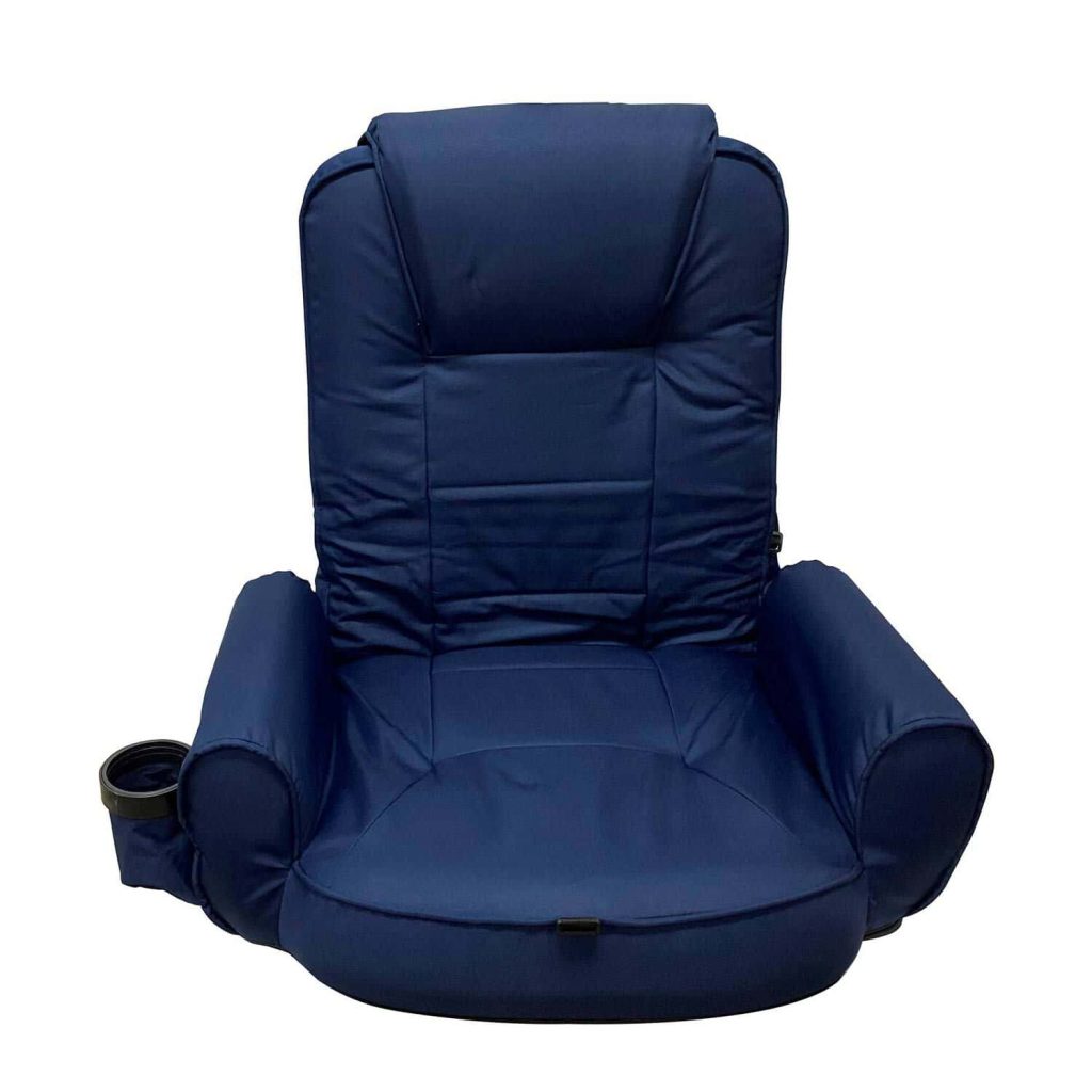 f35ebace37b1dcab45083f22821f1788d3225fdc0eabb281280de03a37138699 WEST MARINE High-Back Portable Seat with Armrests Pockets, UV-Resistant, Water-Repellent Fabric