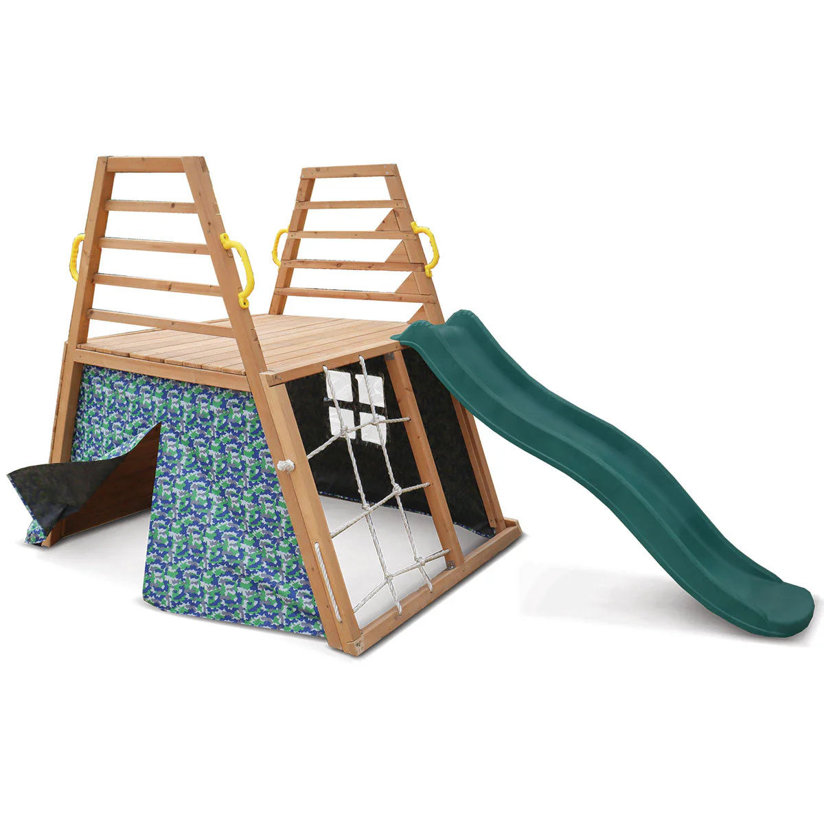 f3e1e880ef3b78433b9a79bffcb4fd761fd072a8e4eab304dd692b24df0a3d3f Lifespan Kids Cooper Climbing Frame with 1.8m Green Slide