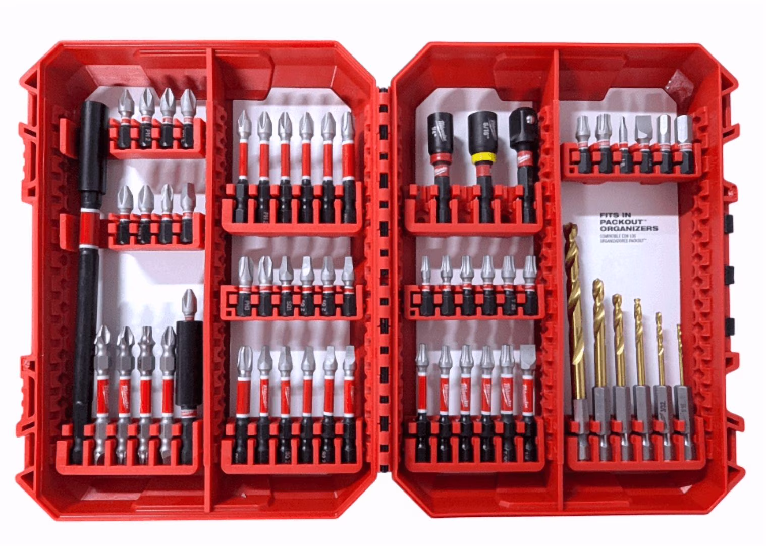 MILWAUKEE SHOCKWAVE Impact Duty 60PC Drill & Drive Set – Model 48-32-4097, PACKOUT Compatible