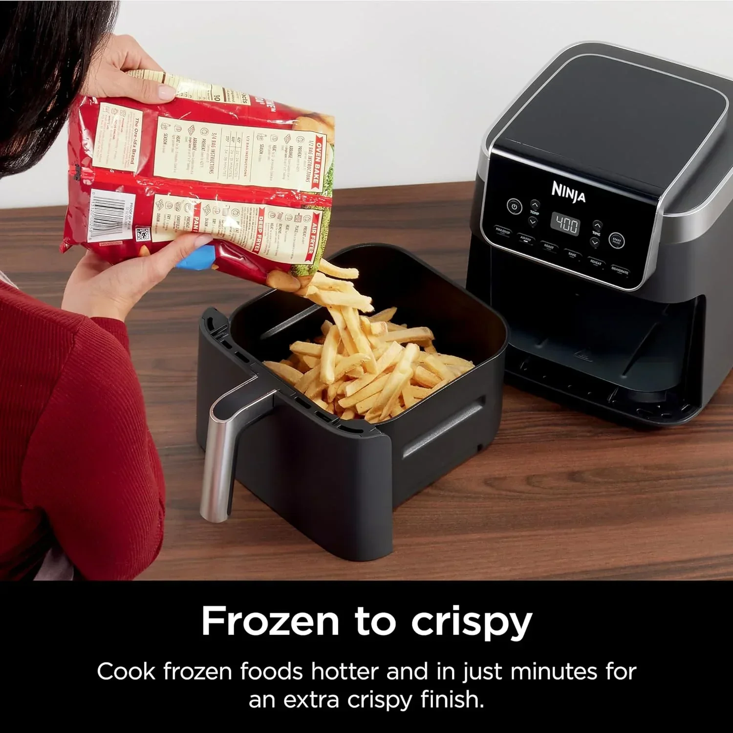 f507a7b1095e18b27f894eae508da6d15c0729a59fb3252215e13d0ea8a80e49 Ninja Air Fryer Pro 5-quart 4-in-1 air fryer that air fries bakes reheats and dehydrates(5 QT MAX/Black)