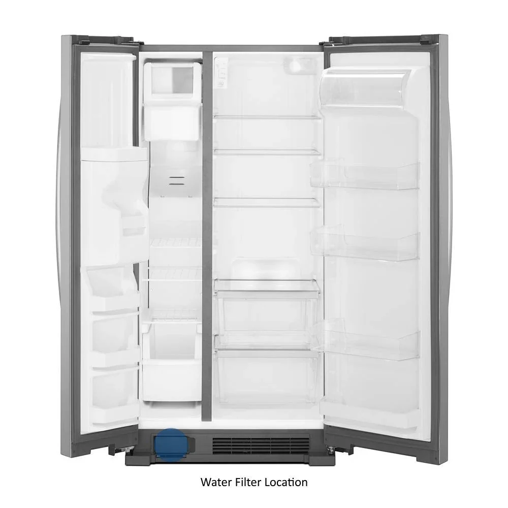 f5139b3890c03f1045f1376d79e96aa981787fb2023dae9219ed5ebc56e3c874 2025 36-Inch Wide Side-By-Side Refrigerator - 24 Cu. ft. Stainless Steel(Fingerprint Resistant Stainless Steel)