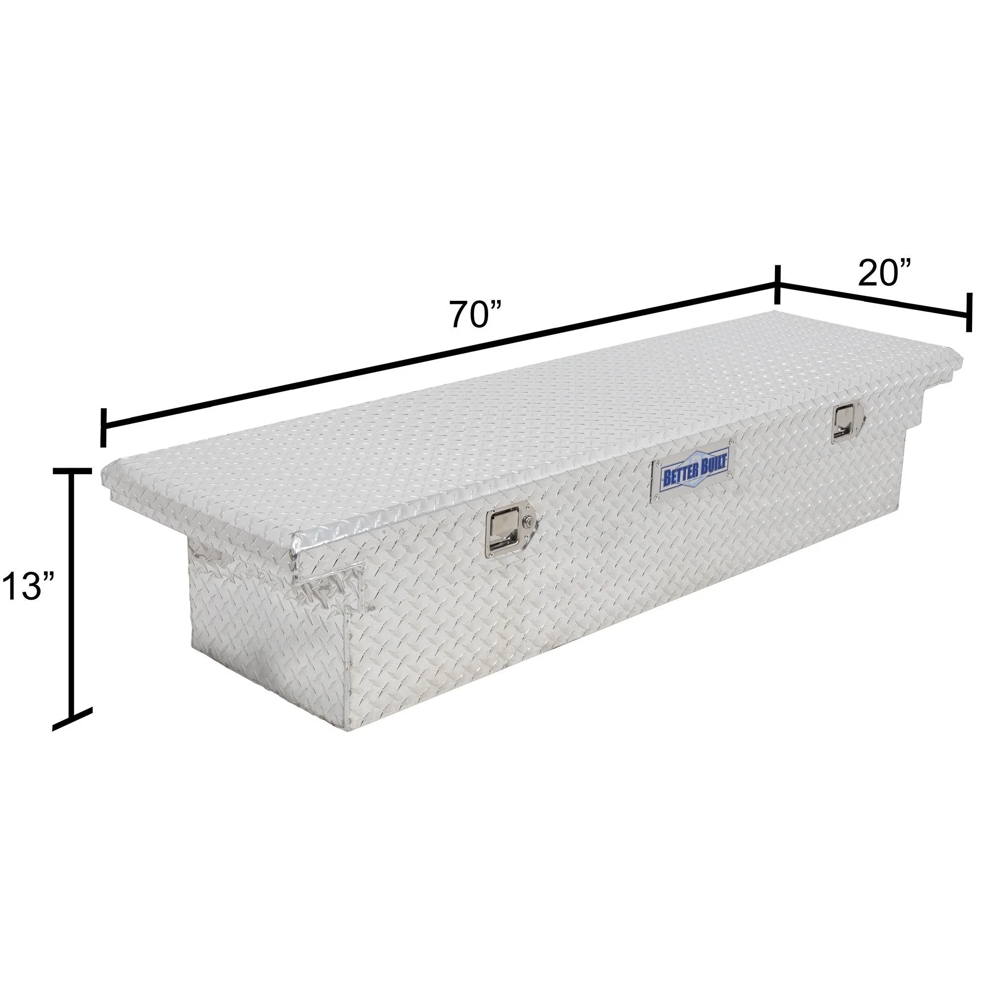 f62220a1f37e1738699657caea9feaae2b66c2be7a47ba676543f07f9ee9a890 Better Built 70 Crown Series Low Profile Crossover Truck Tool Box