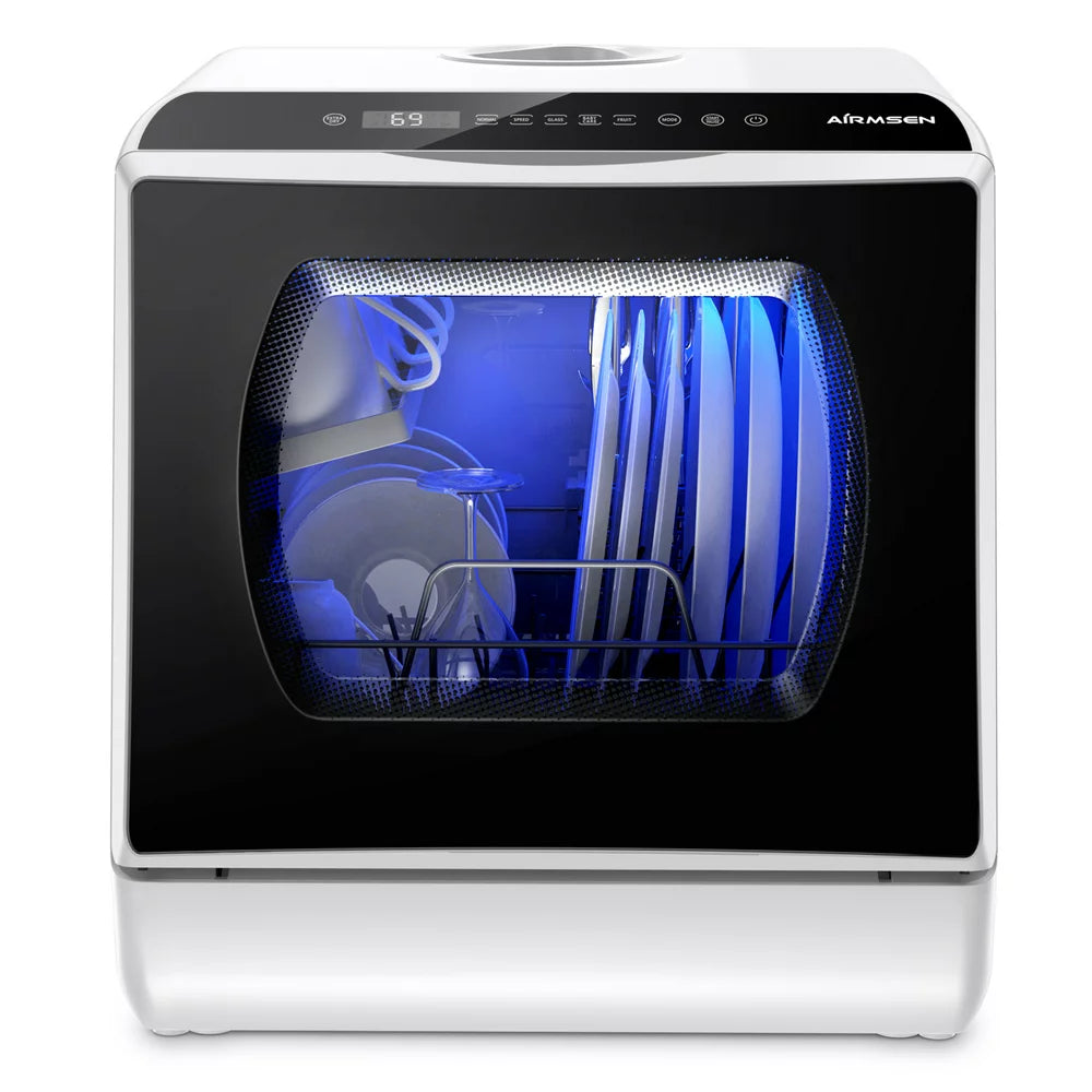 f70e12263cdea1cc9a7f3ce3ee5d7807a83ee55ed30a0b876ad0d37b19439f5b Portable Countertop Dishwasher with 5-Liter Built-In Water Tank and Air-Dry Function 5 Washing Programs(Default/ONESIZE)