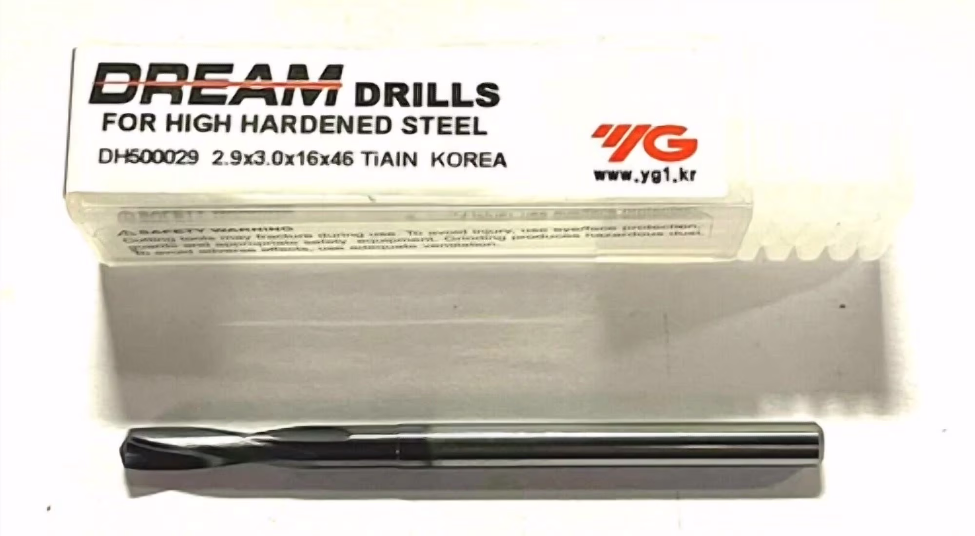 KNACK - Yg-1 2.9Mm Solid Carbide Drill Tialn Coating Dream Drill For Hardened Steel