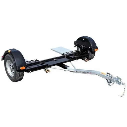 f7300a956c9f30fb7299837bcbe6d8371aef2550308290d60bc6ebb1ecd92303 Roadmaster Adjustable Tow Dolly with Electric Brakes