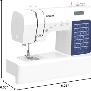 Brother CS7000X Computerized Sewing and Quilting Machine, 70 Built-in Stitches, LCD Display, Wide Table, 10 Included Feet(CS7000X + Case)