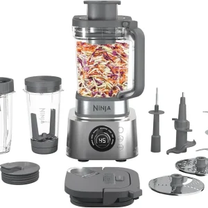 Ninja Mixer and Food Processor Combination Bowl 6 Features 72 Ounce Pitcher(1400-Peak-Watts)