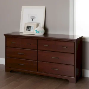 Versa Country Cottage 6-drawer Double Dresser(Ebony)