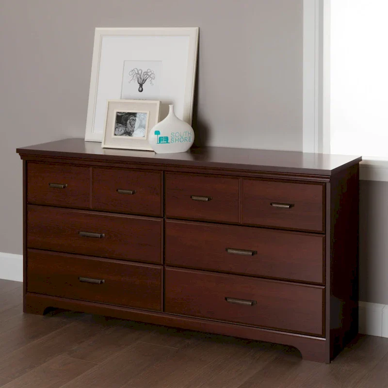 f899620248875355f875fc86aec28741b2e9be671ef75c89a4b895bbc4596903 Versa Country Cottage 6-drawer Double Dresser(Ebony)