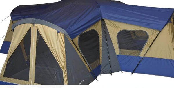 f8c6faa651ea48e0e9c55cc326cd3f6509eedb262a4c1468d85269f5958fd9e0 Ozark Trail Base Camp 14 Person Cabin Tent