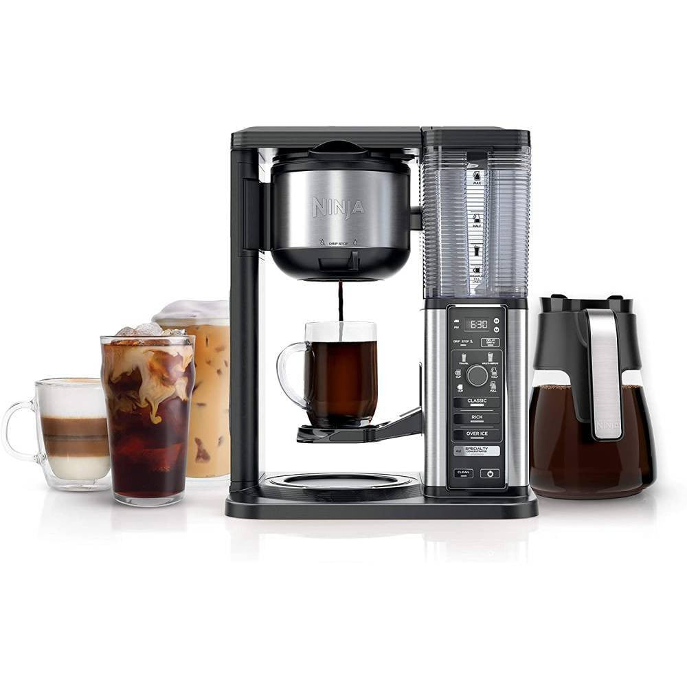 fa2badcc431baf8c31c9de5f99bc89465bebd27abed6180cc873db8351a7ec61 Ninja Specialty Coffee Maker With 50 Oz. Glass Carafe, Black And Stainless Steel Finish