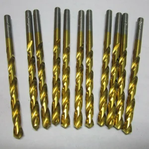 KLYNE - Lot Of 11 #4 High Speed Jobber Drill Bits, 118 Degree Tin Straight Spiral