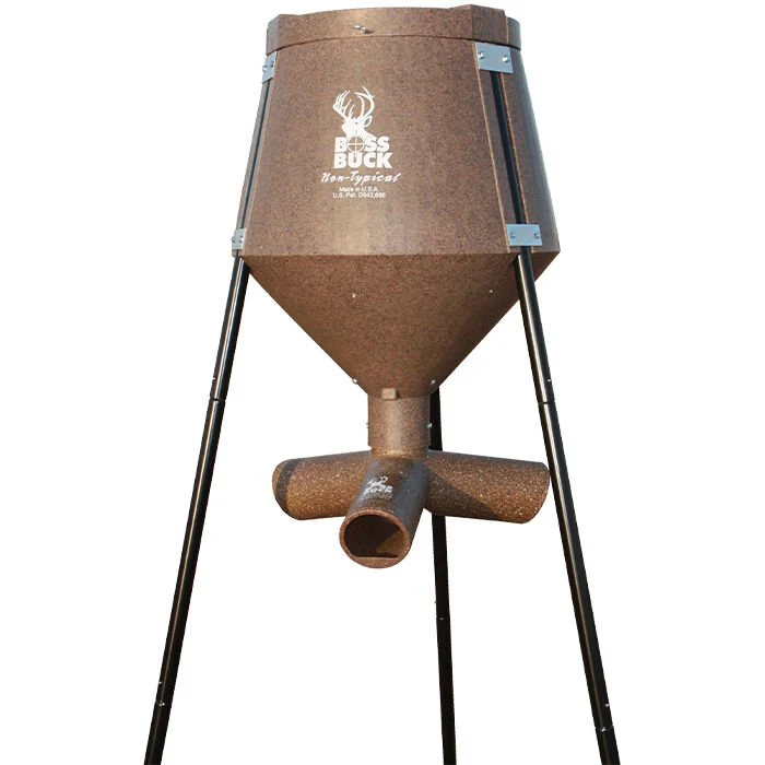 fbf9fd018a21d94cee2ebec0905289019818ab9095ab09be660441349a9ea127 Boss Buck 200-lb. Gravity Feeder