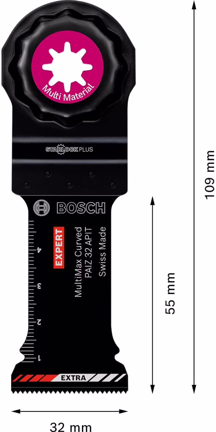 Bosch Professional 1x Expert MultiMax PAIZ 32 APIT Multitool Blade (for Stainless steel sheets,