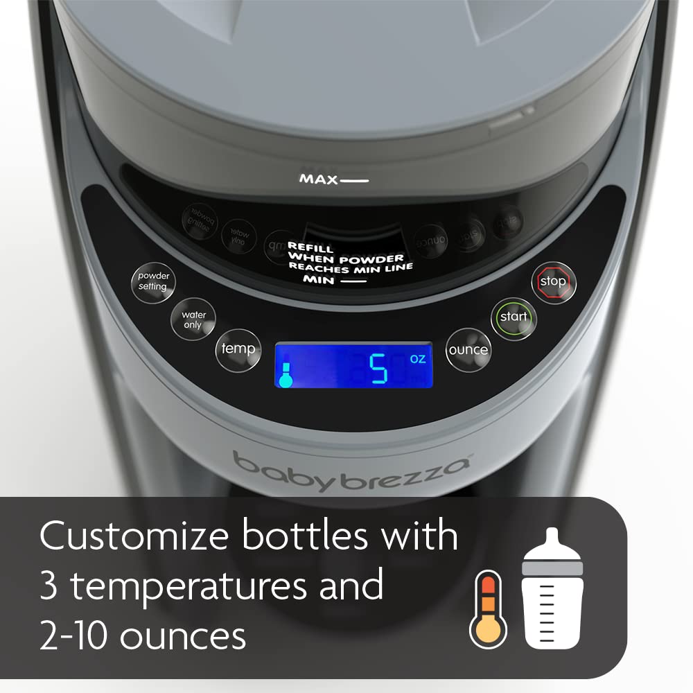 fe55d7d51aaacf2221351275a083e4f4ed64b175d19311e37e8d746383142762 Baby Brezza Formula Pro Advanced Dispenser, Automatic Warm Formula Maker, BPA-Free, White
