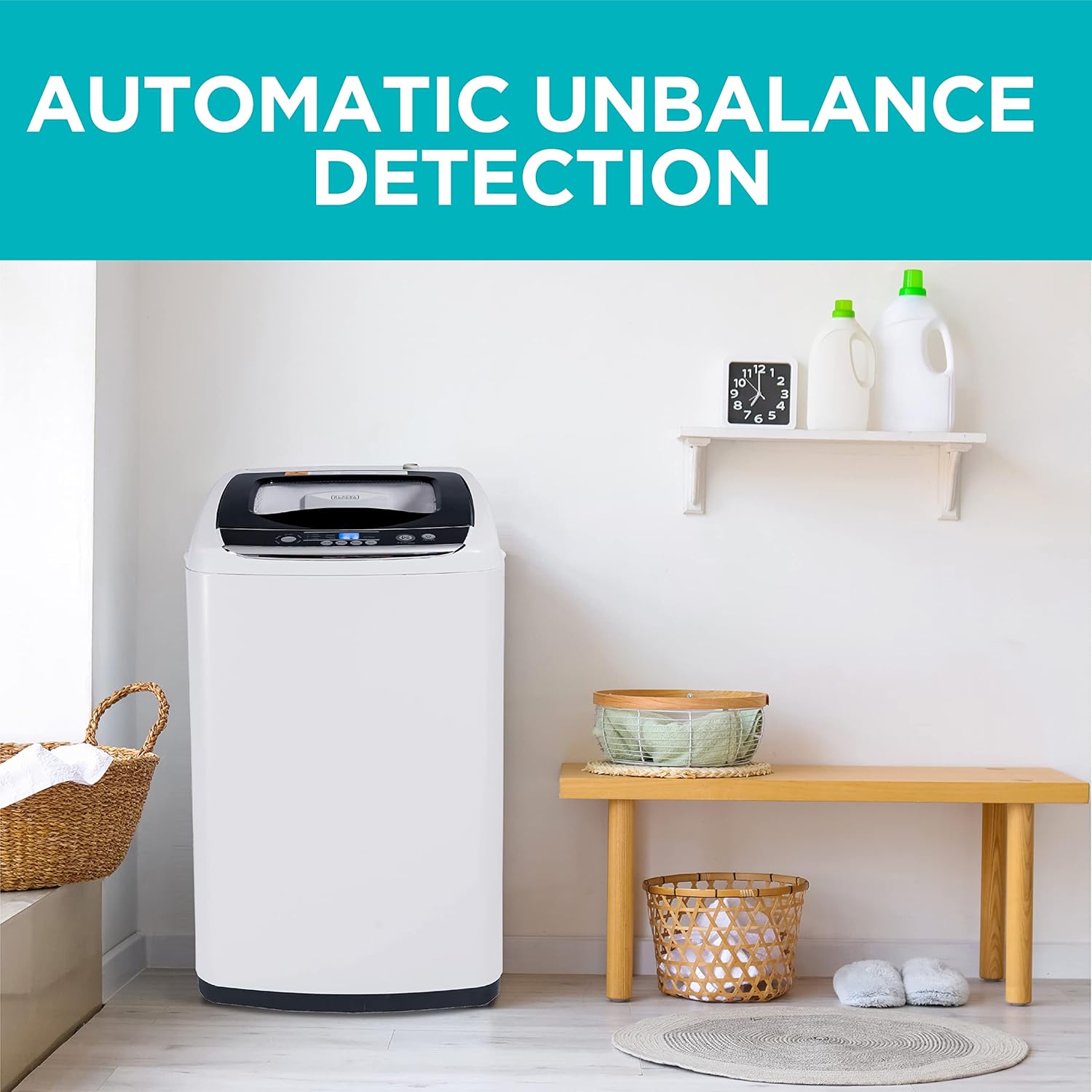 ff1b3c282b4970db62eeb1c59a280567ef9a806b33f5f04e17862270bc843f66 BLACK+DECKER 0.9 Cu. Ft. Portable Washing Machine - 5 Wash Cycles(0.9 Cu. Ft.)